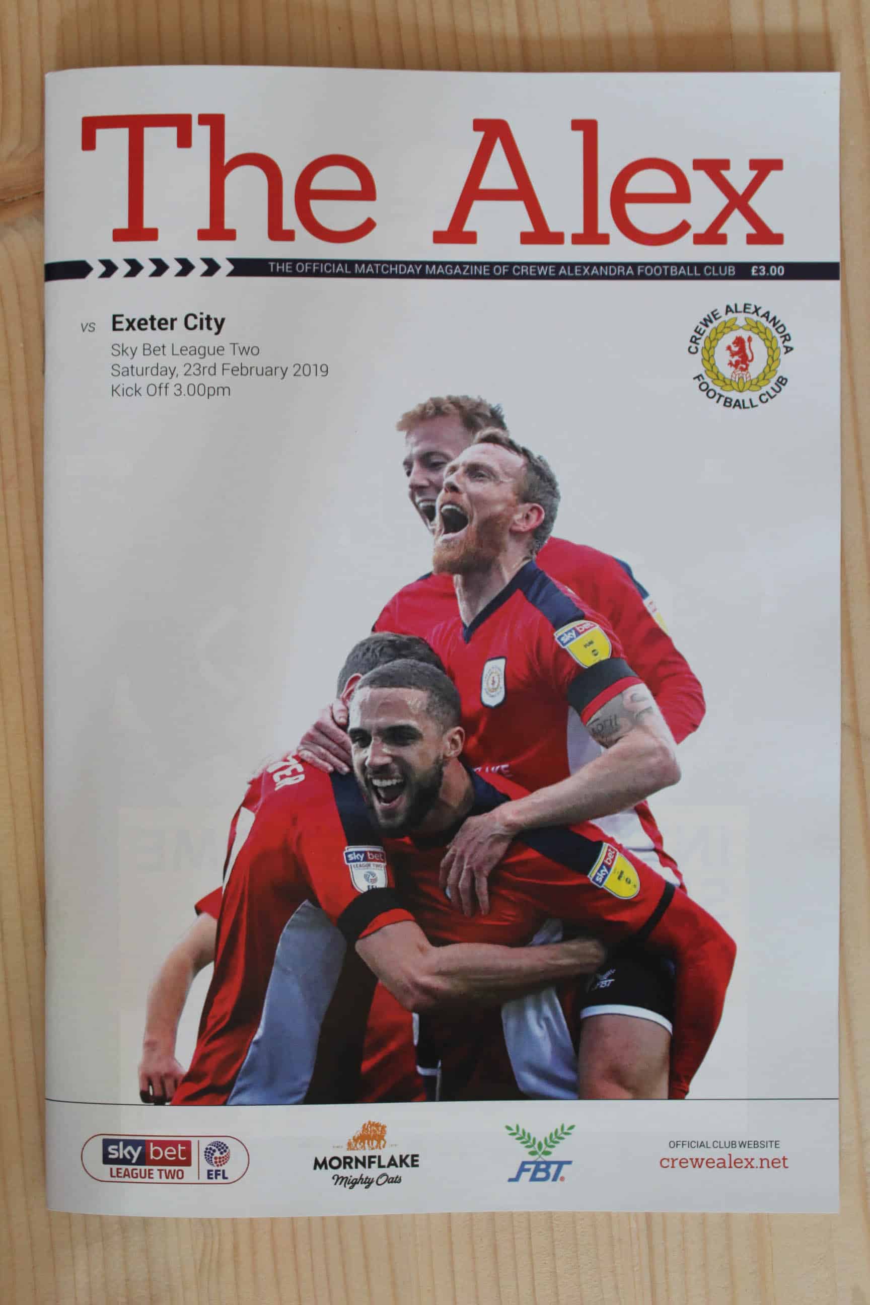 Crewe Alexandra FC v Exeter City FC